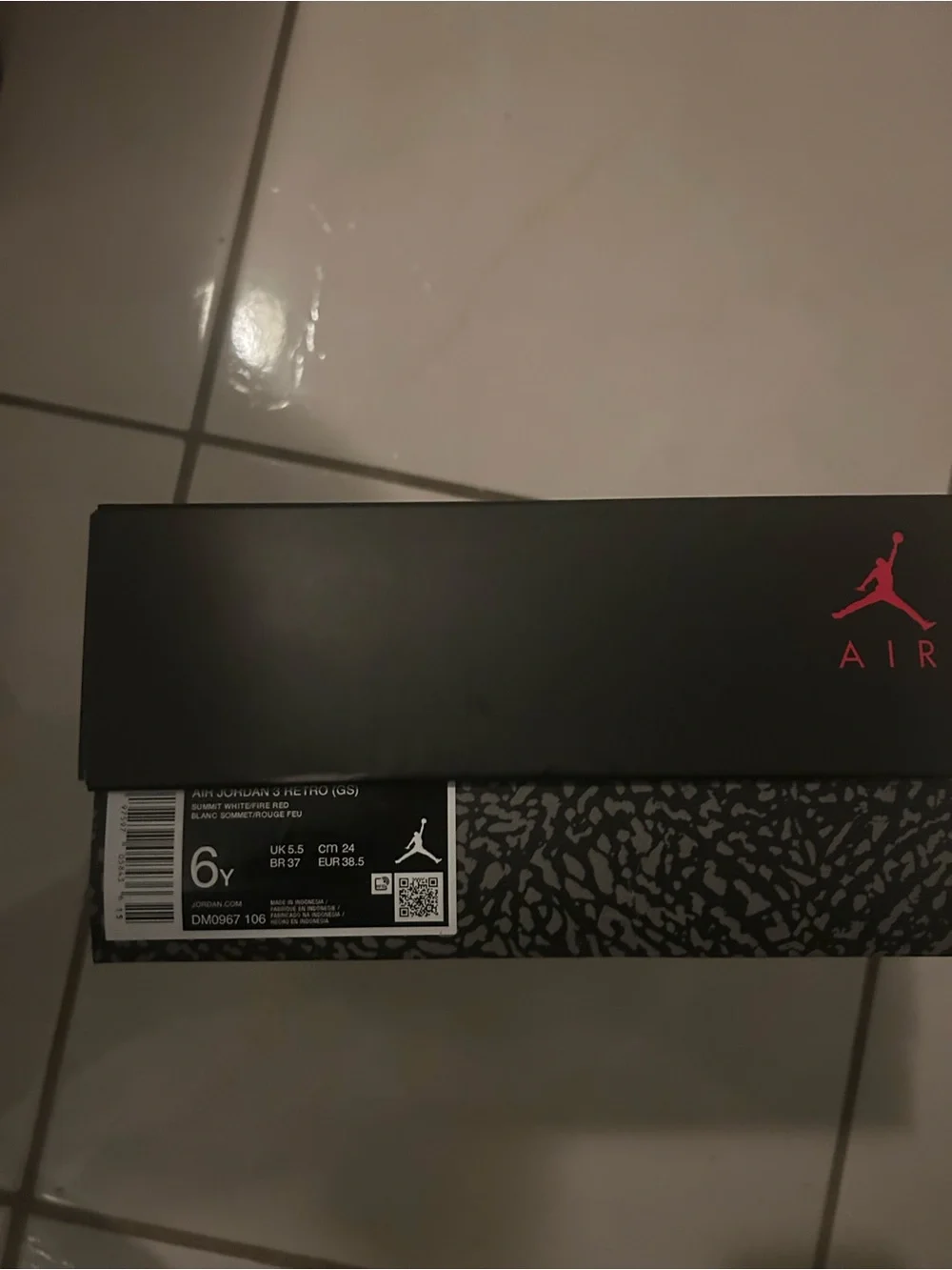 Jordan Kids' Retro 4 Sneakers - White/Red/Black